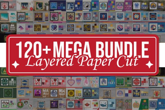 Download 3D Layered Paper Cut Mega Bundle - Layered Collection