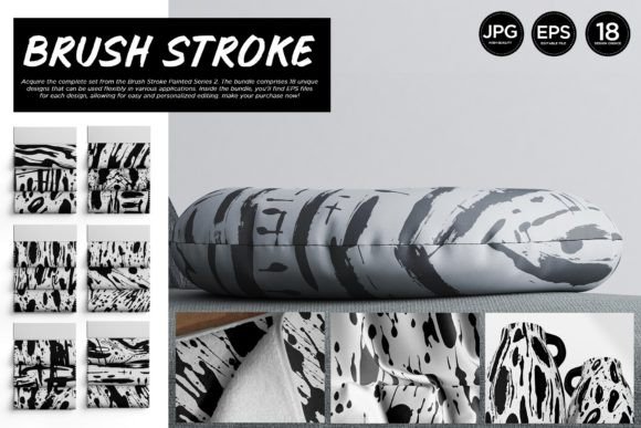 Download Expressive Painted Brushed Patterns - Premium Resources