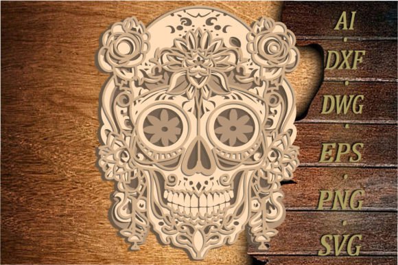 Download Papercut 3D Layered Sugar Cut Files - Layered Collection