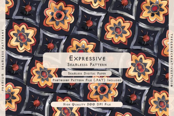 Download Expressive Seamless Digital Pattern - Expressive Collection